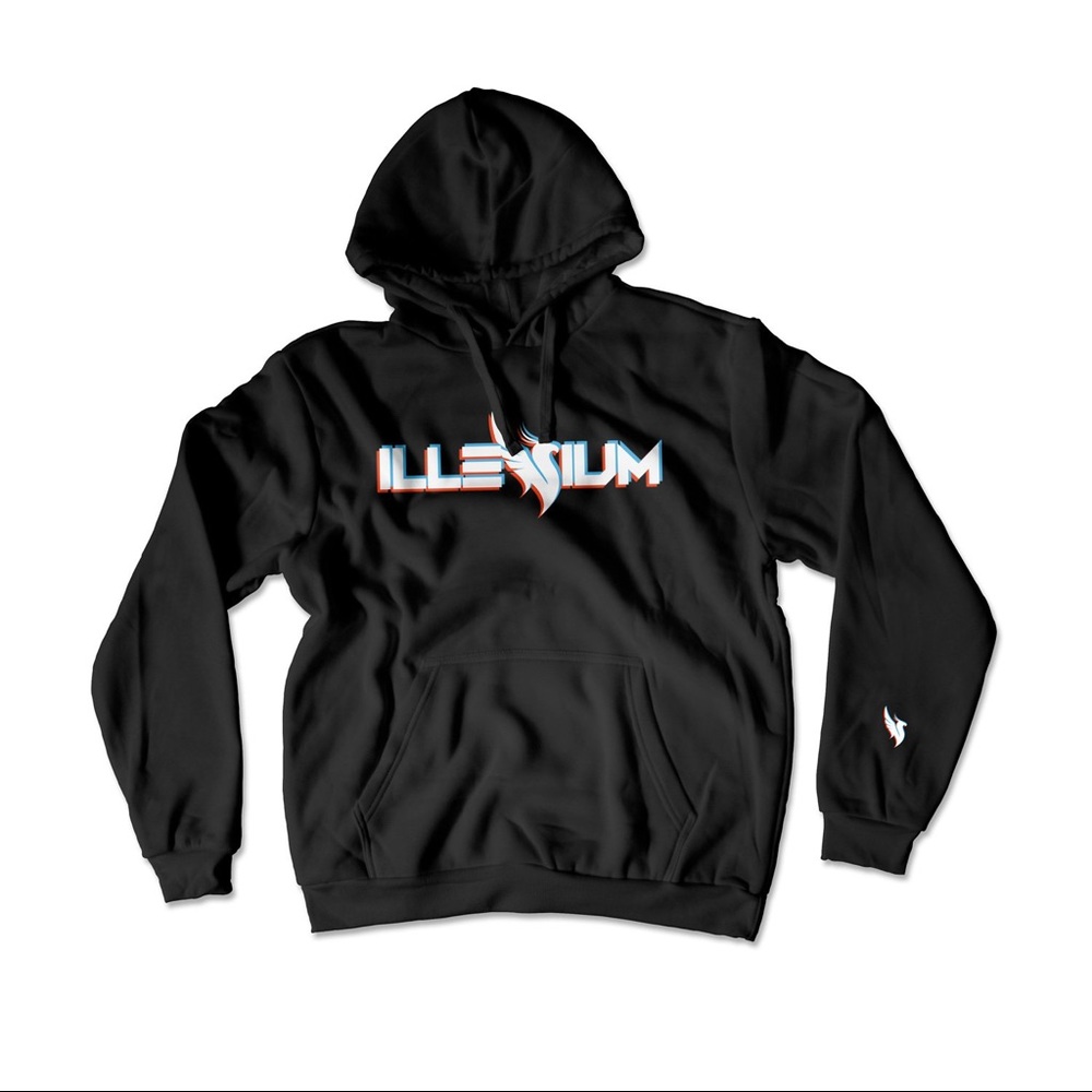 ILLENIUM 3D logo hoodie limited edition